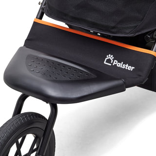 Palster Trek All Terrain Dog Stroller - Midnight Black - Free Rain Cover