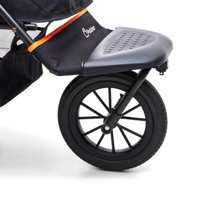 Palster Trek All Terrain Dog Stroller - Black & Harbour Blue - Free Rain Cover