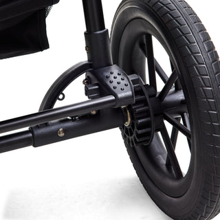 Palster Trek All Terrain Dog Stroller - Black & Harbour Blue - Free Rain Cover