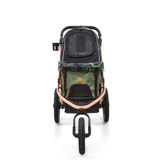 Palster Quest All Terrain Dog Stroller - Green Camouflage - Free Rain Cover