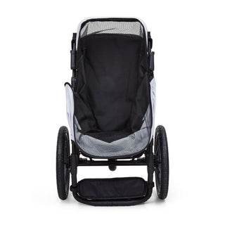 Palster Explorer All Terrain Dog Stroller - Black & Mist Silver